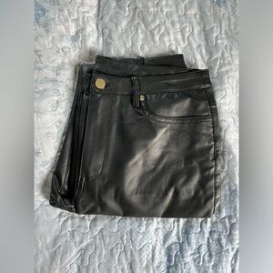 River Island Petite Faux Leather Pants